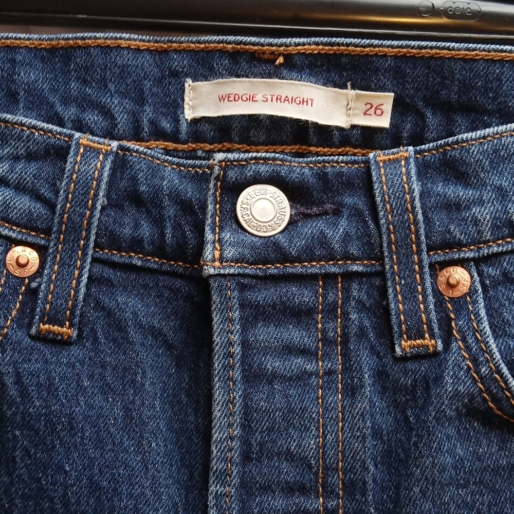 Levi Wedgie Straight Leg Jeans